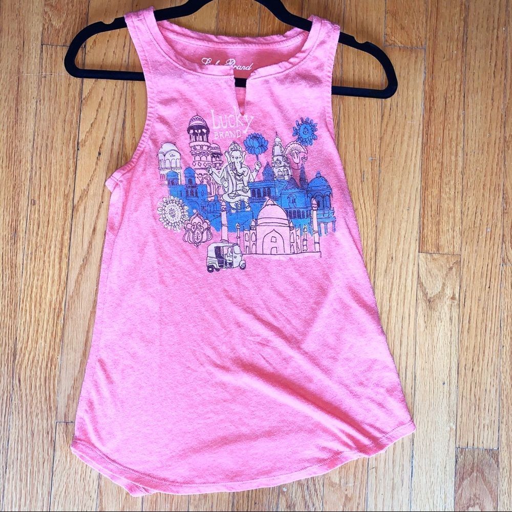 — Lucky Brand — Dark Pink Tank Top XS